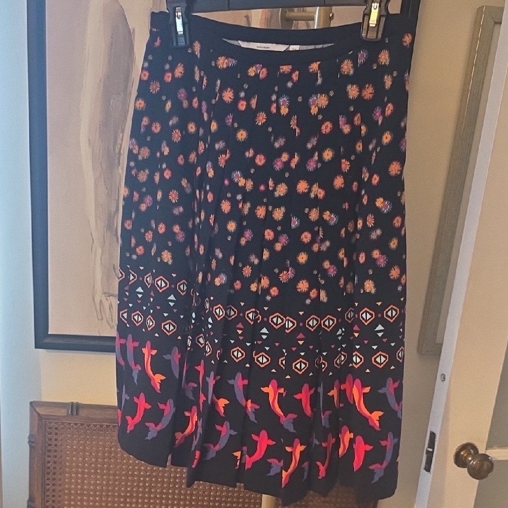Floral Patterned Women's Skirt